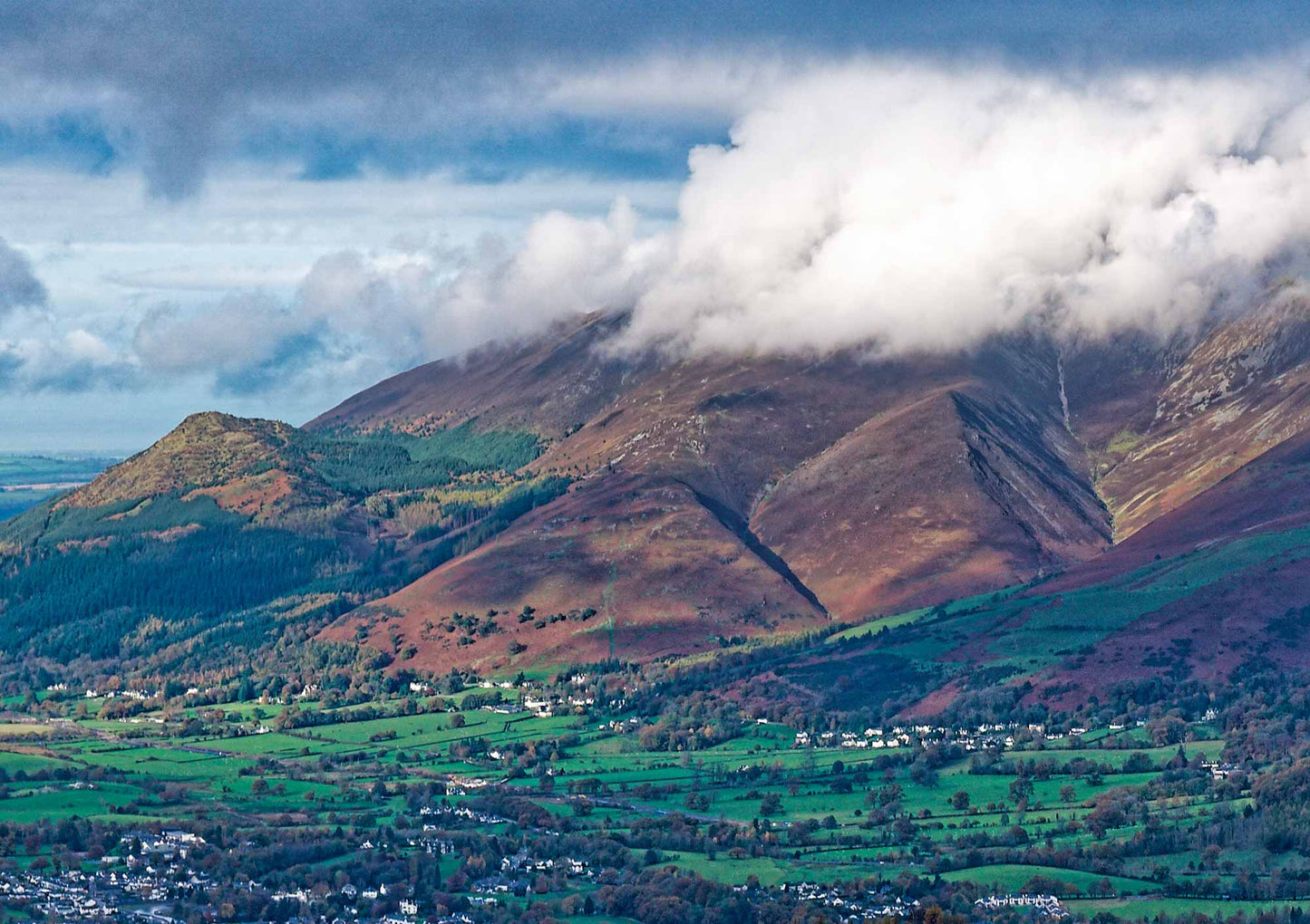 Skiddaw Swathed in Clouds