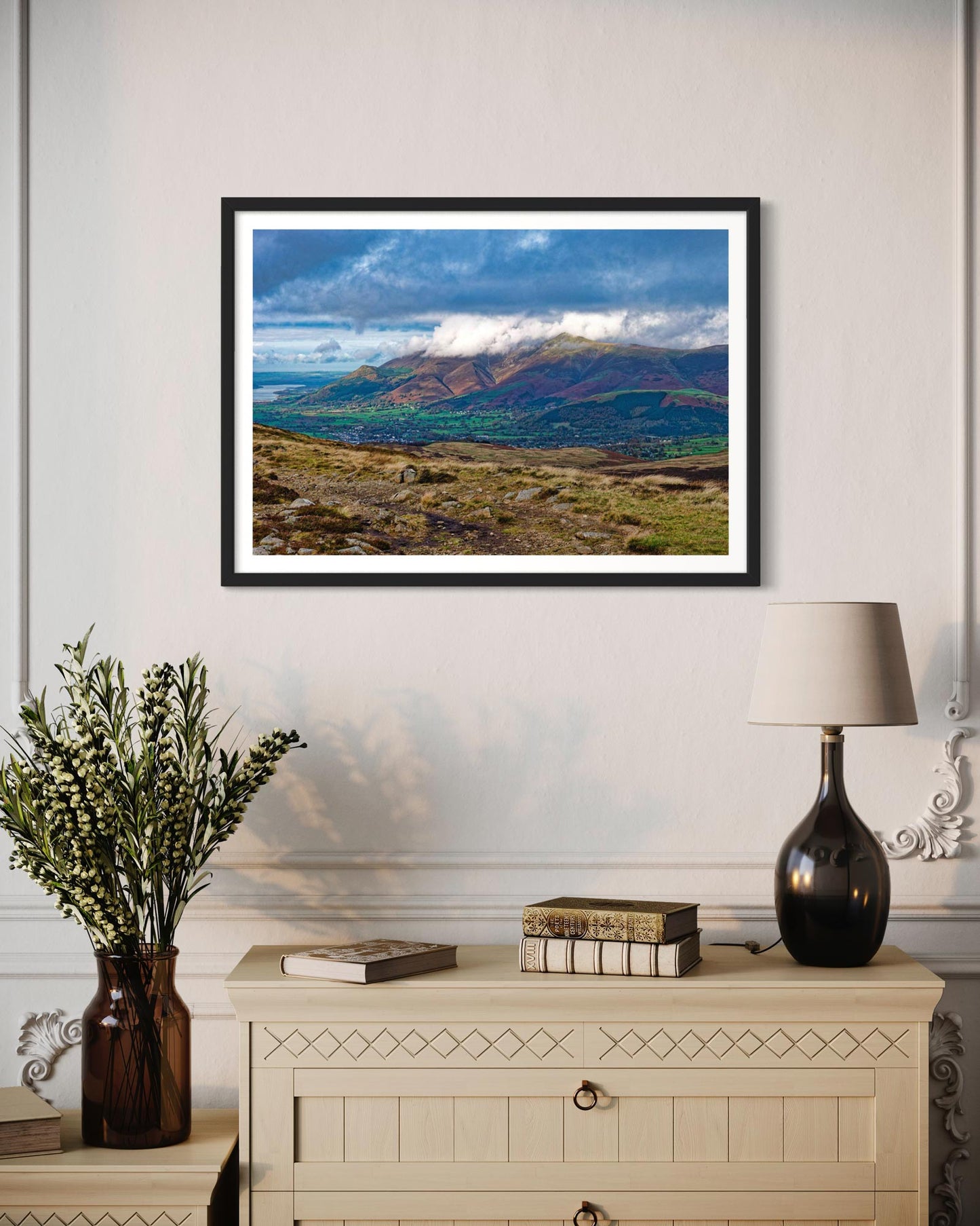 Skiddaw Swathed in Clouds