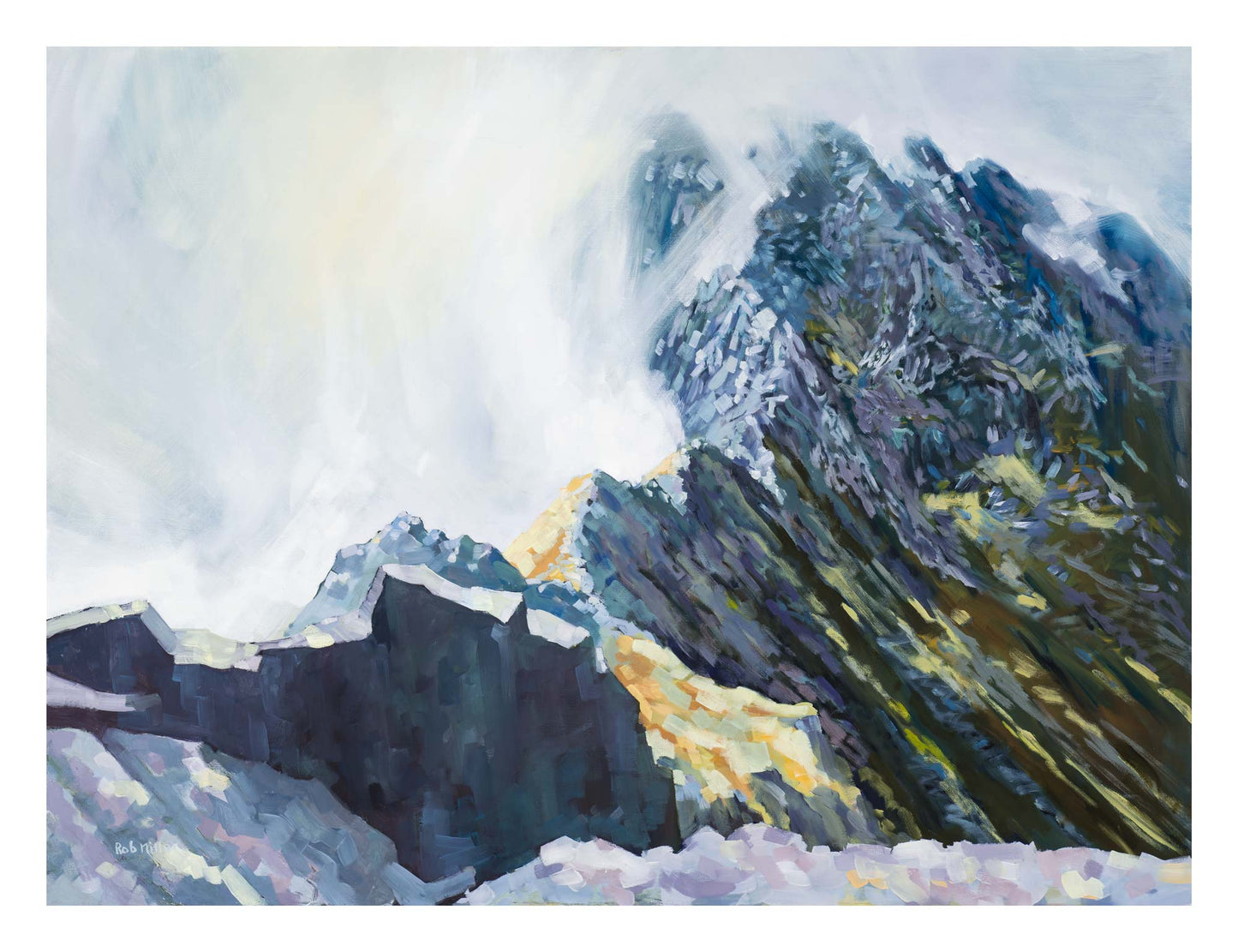 Striding Edge Mists Rising