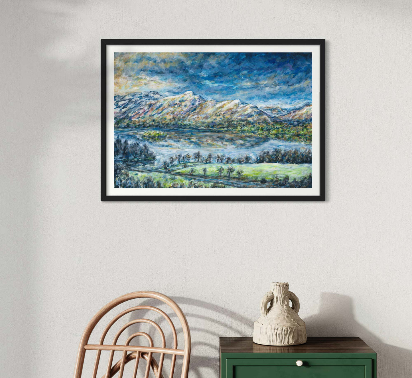 Catbells and Derwent Water in Winter