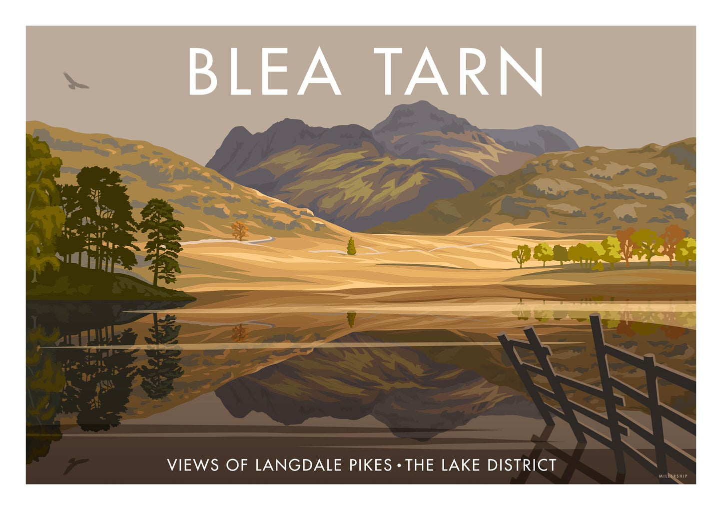 Blea Tarn & the Langdale Pikes